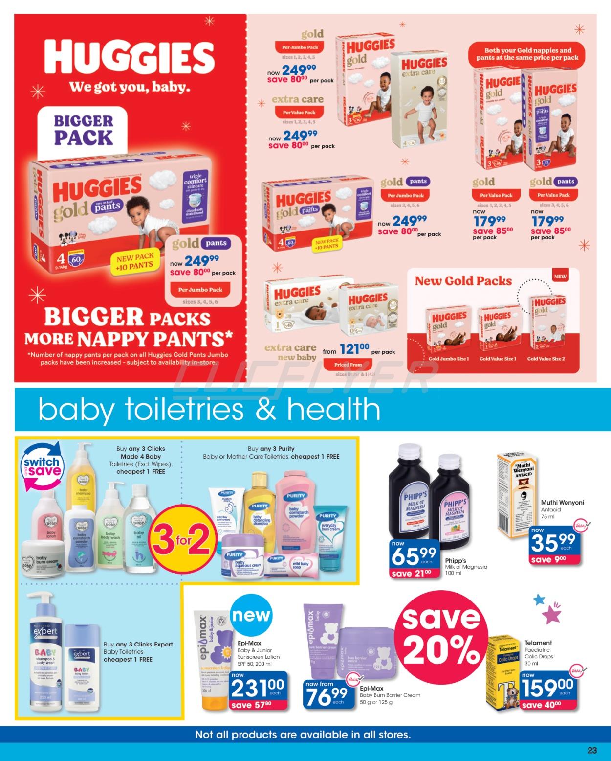 Clicks Catalogue