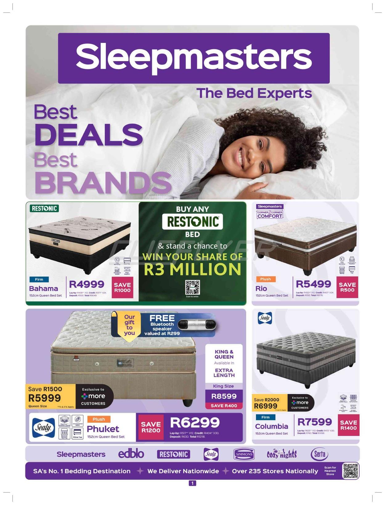 Sleepmasters Catalogue