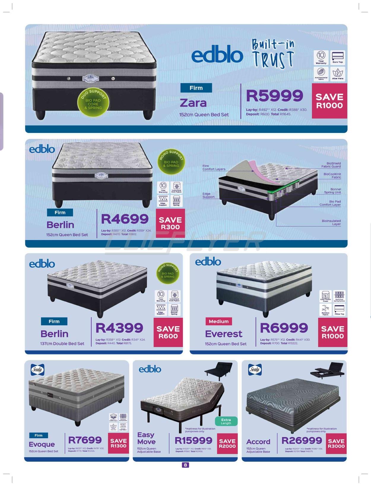 Sleepmasters Catalogue