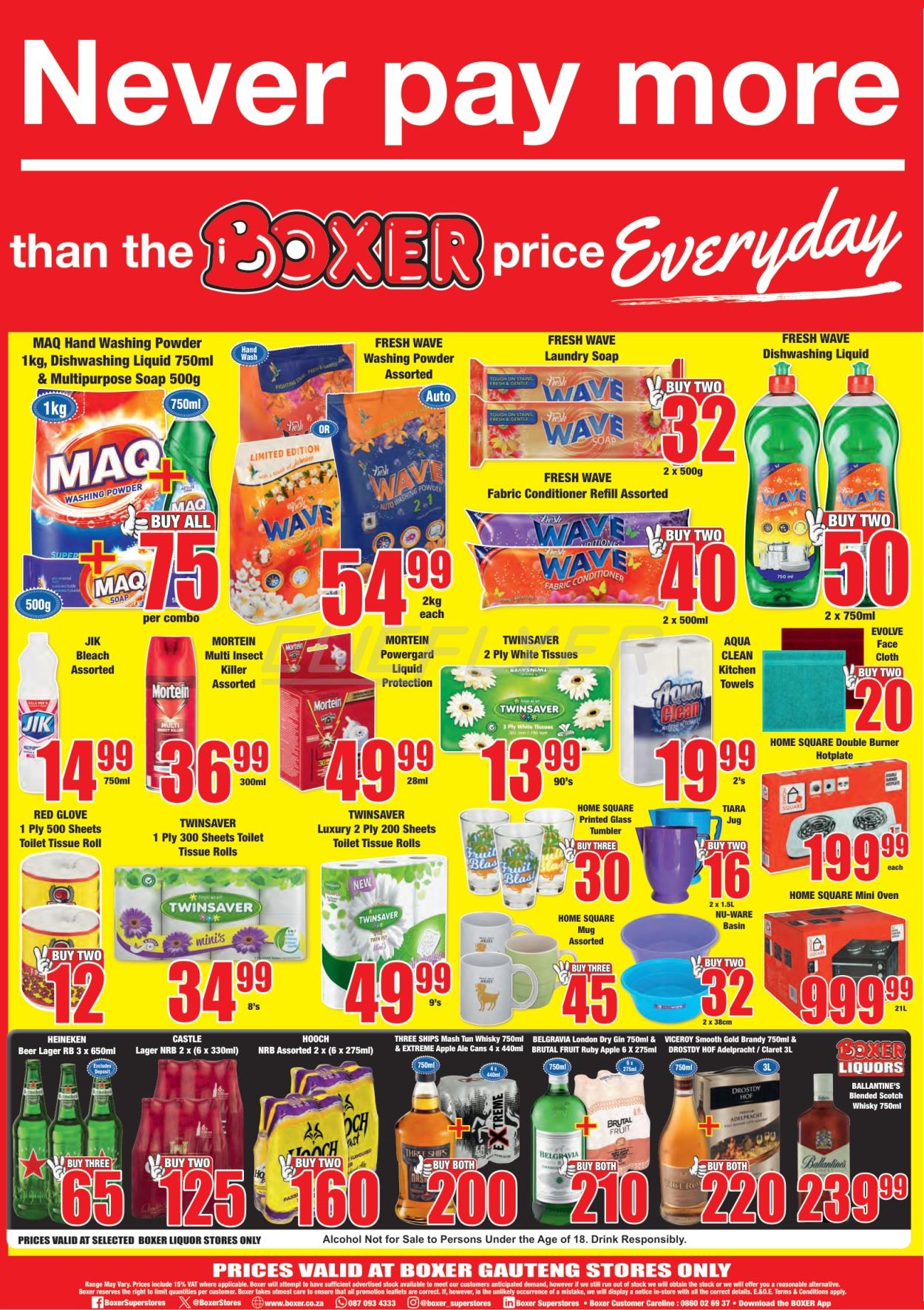 Boxer Superstores Catalogue