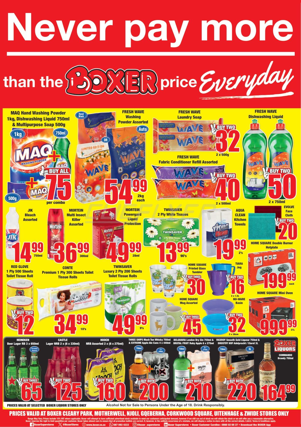 Boxer Superstores Catalogue