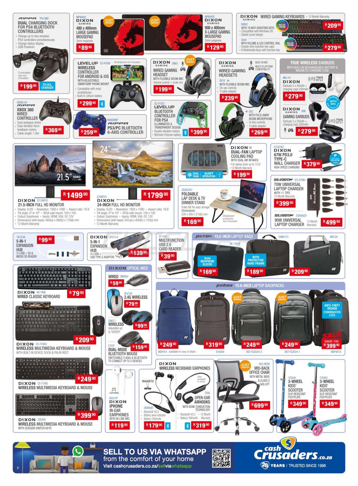 Cash Crusaders Catalogue