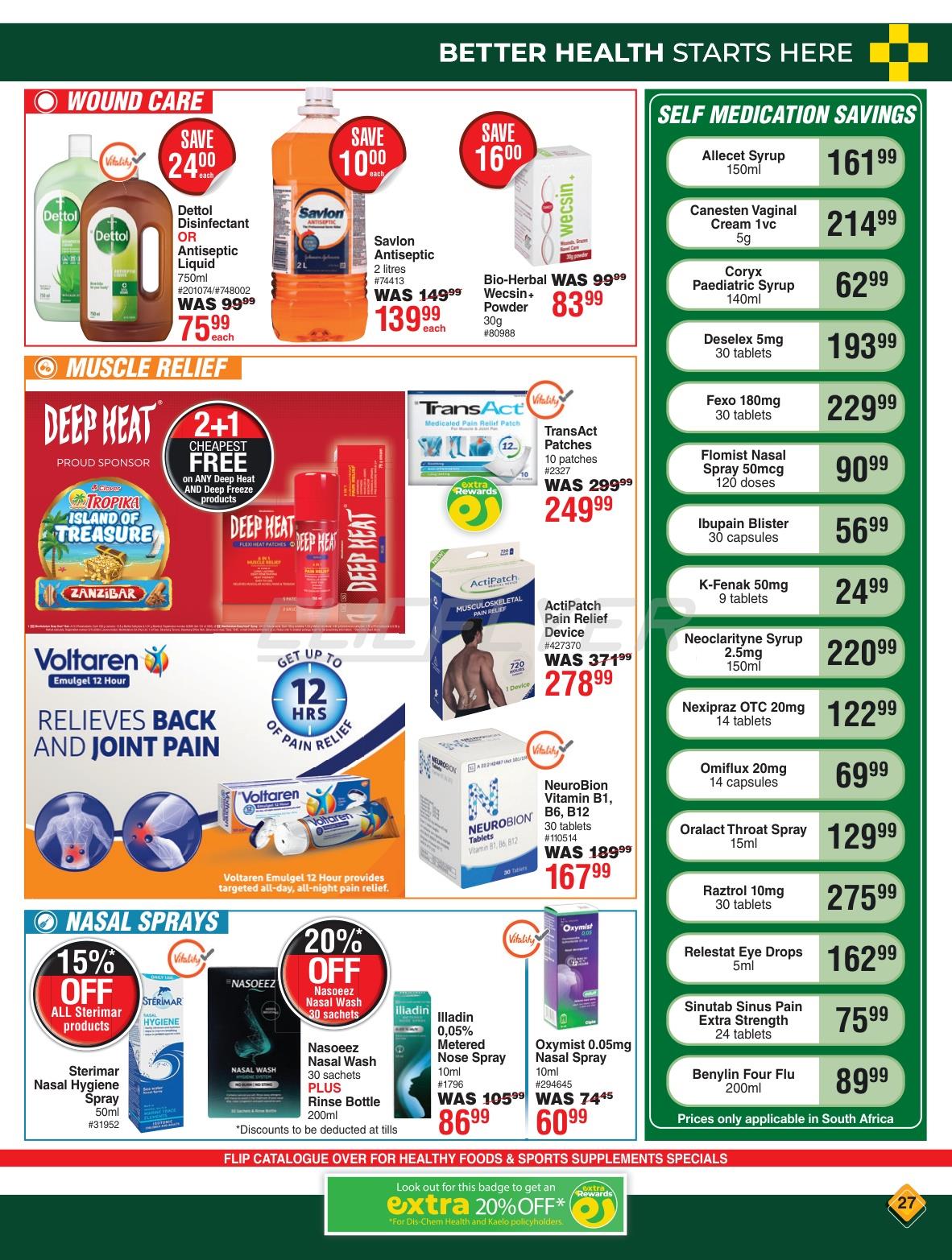 Dis-Chem Pharmacies Catalogue