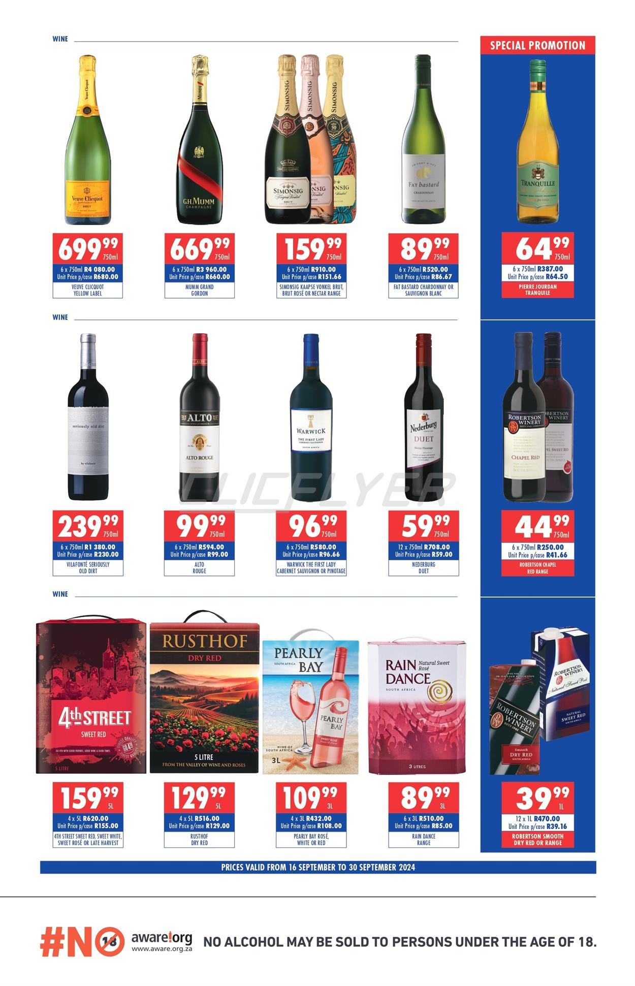 Ultra Liquors Catalogue