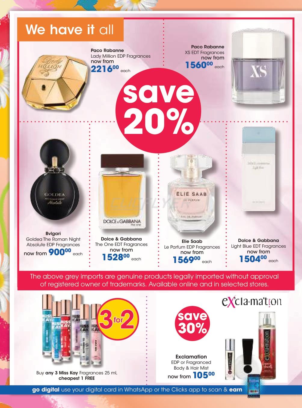 Clicks Catalogue