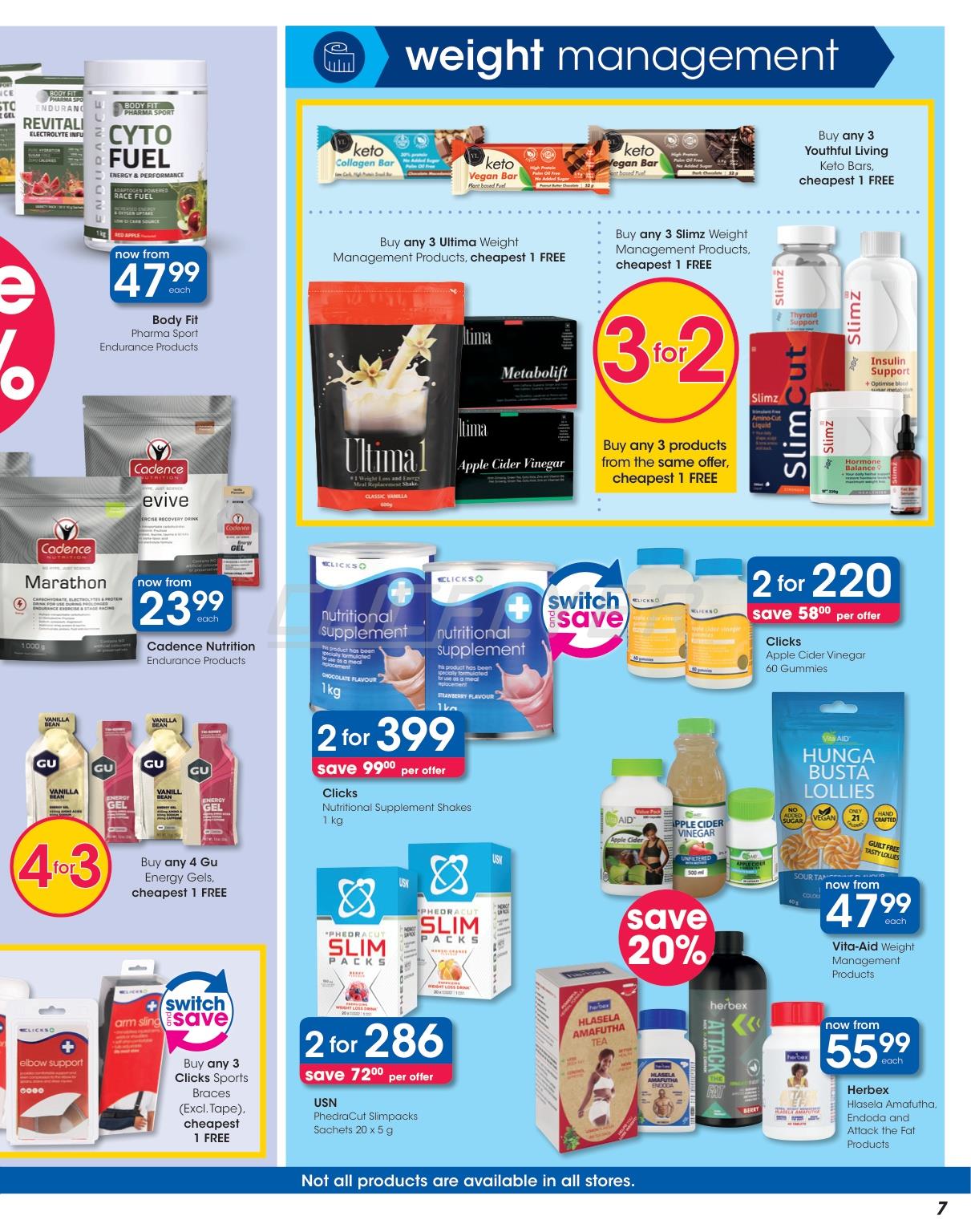 Clicks Catalogue