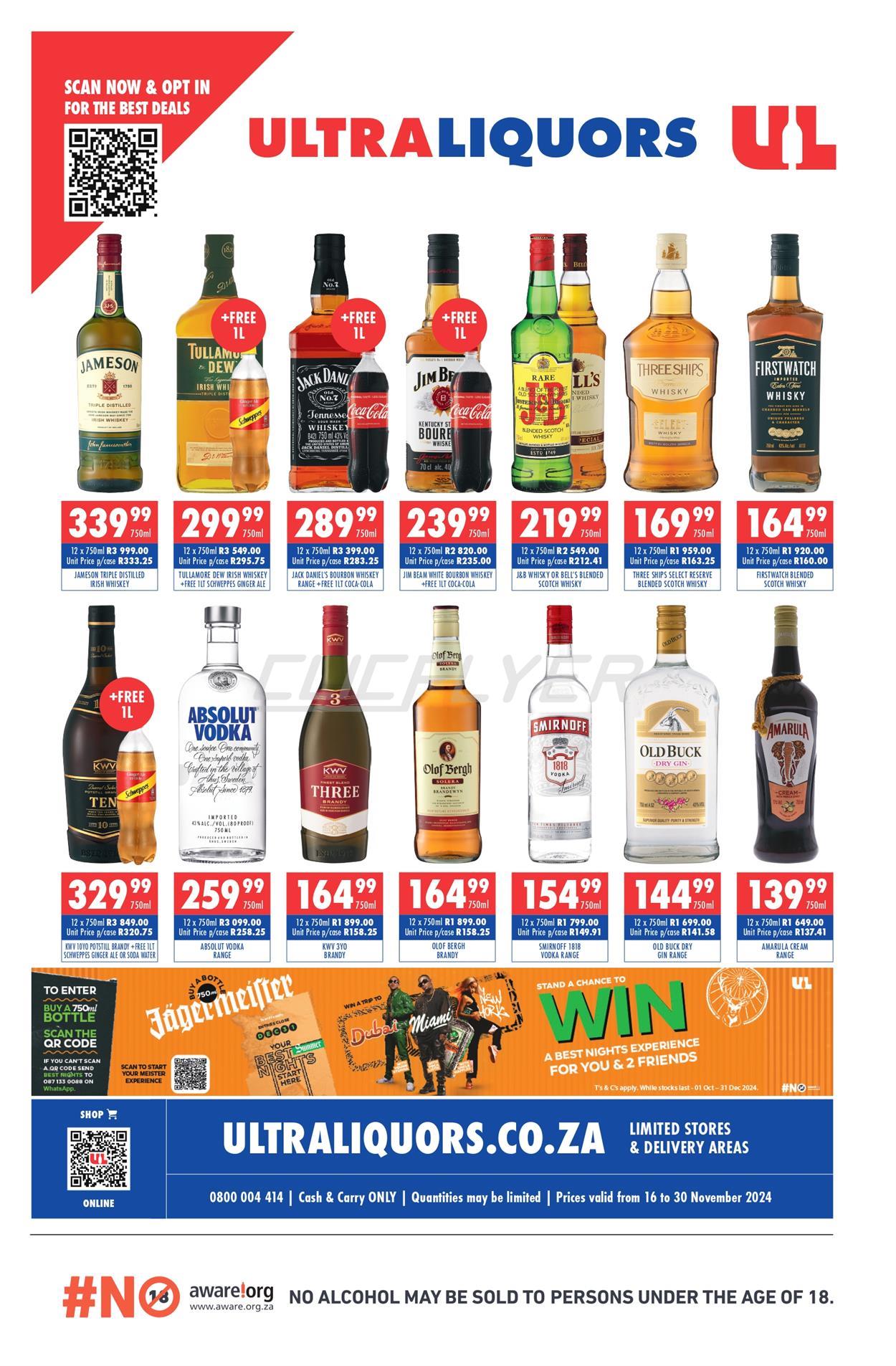 Ultra Liquors Catalogue