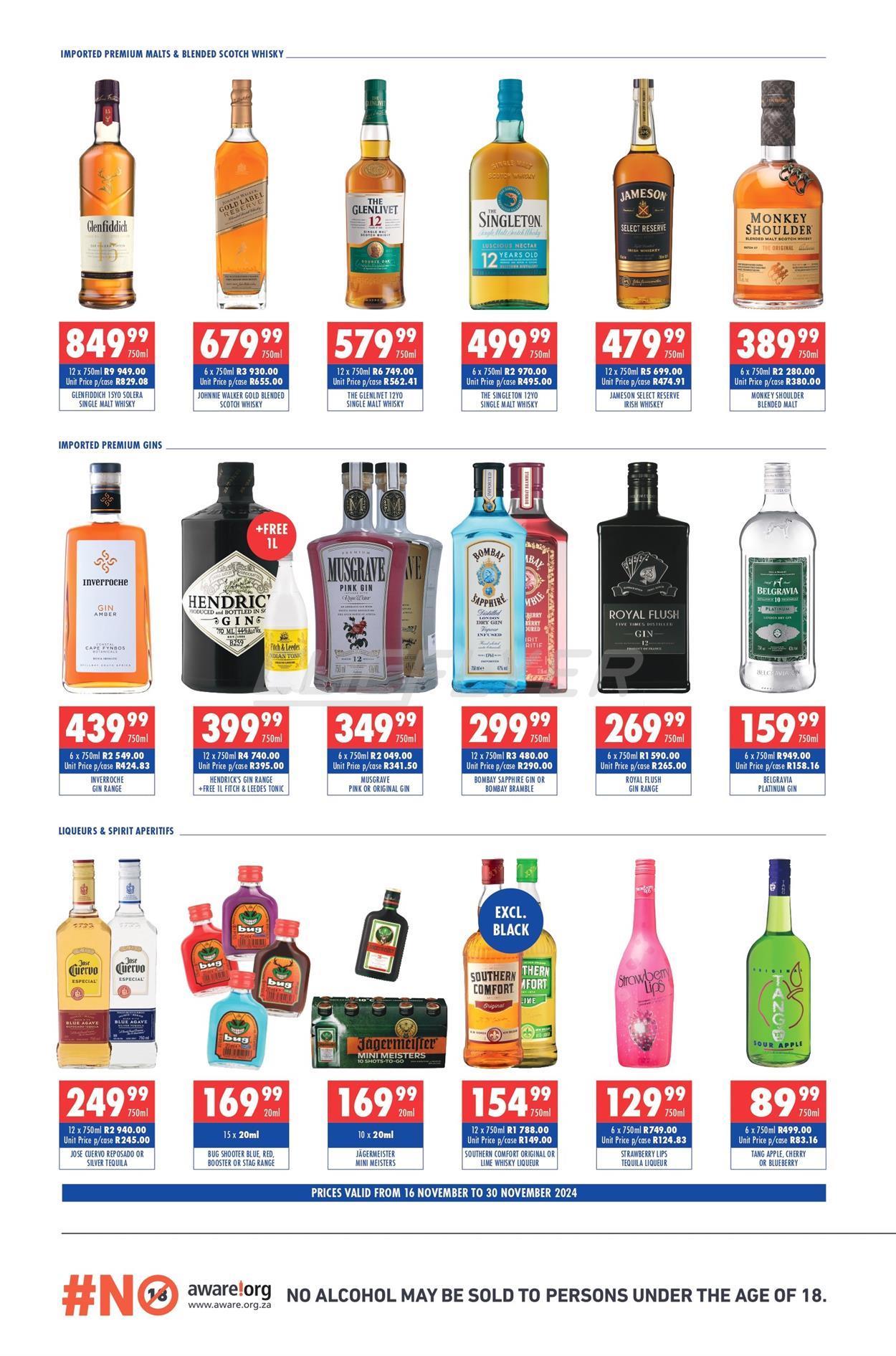 Ultra Liquors Catalogue