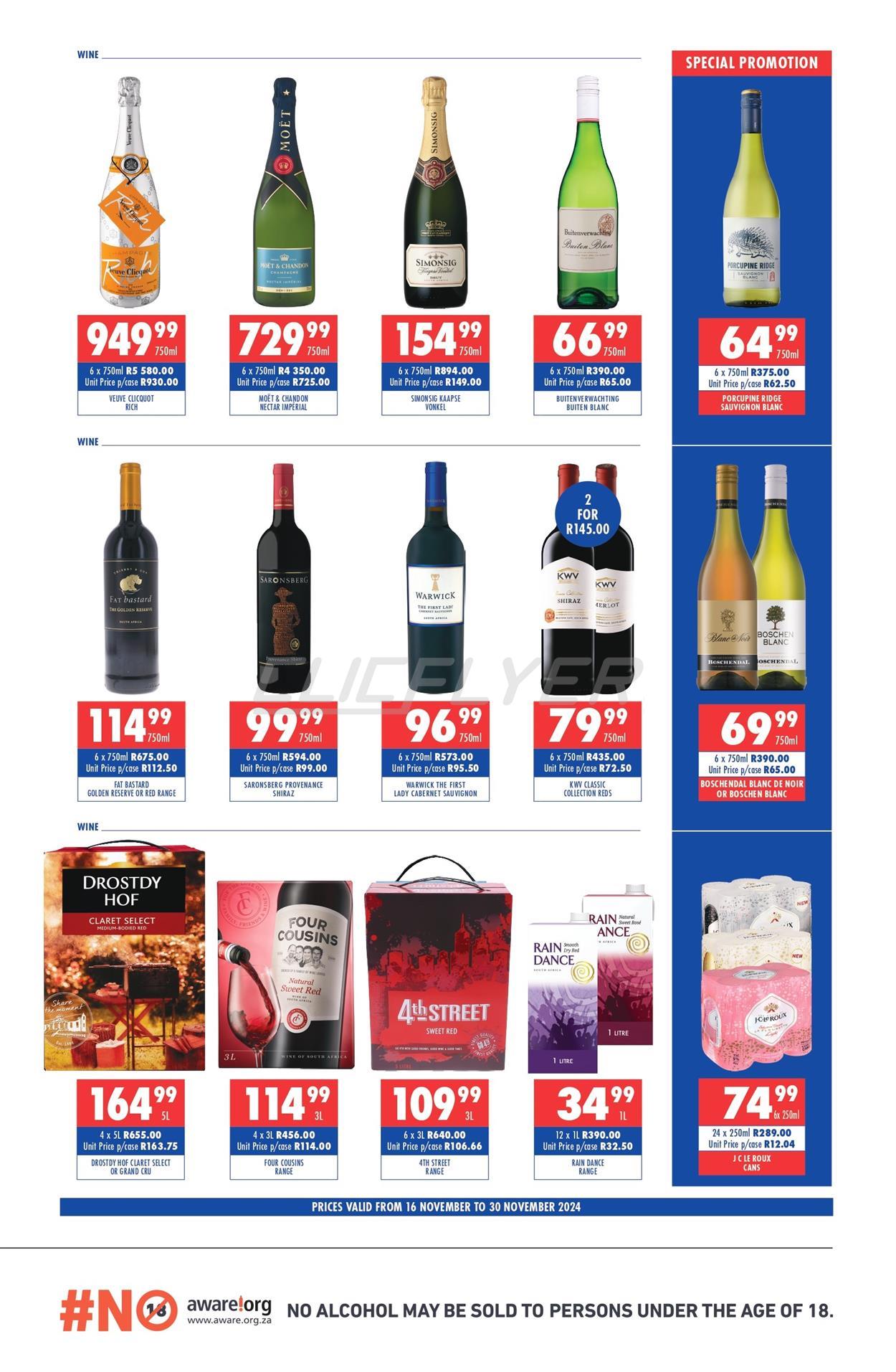 Ultra Liquors Catalogue