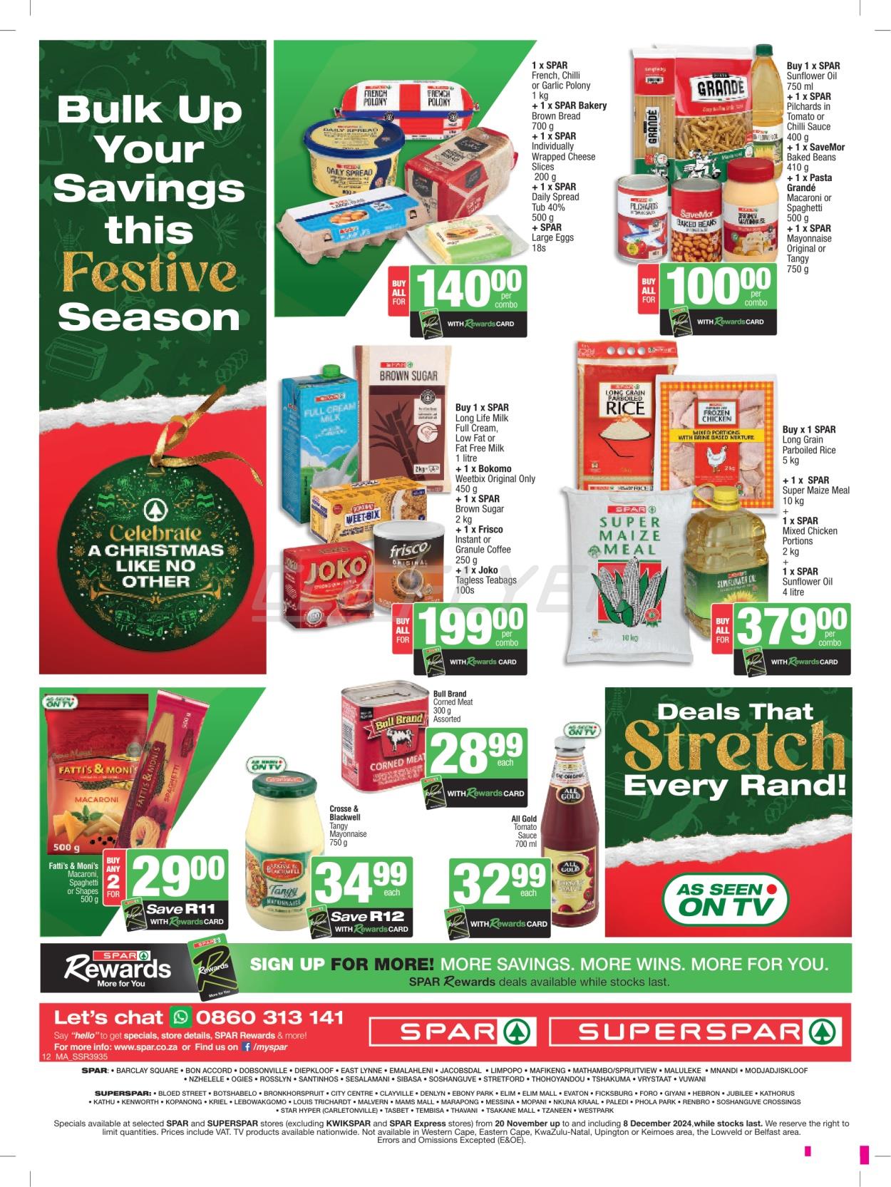 Spar Catalogue