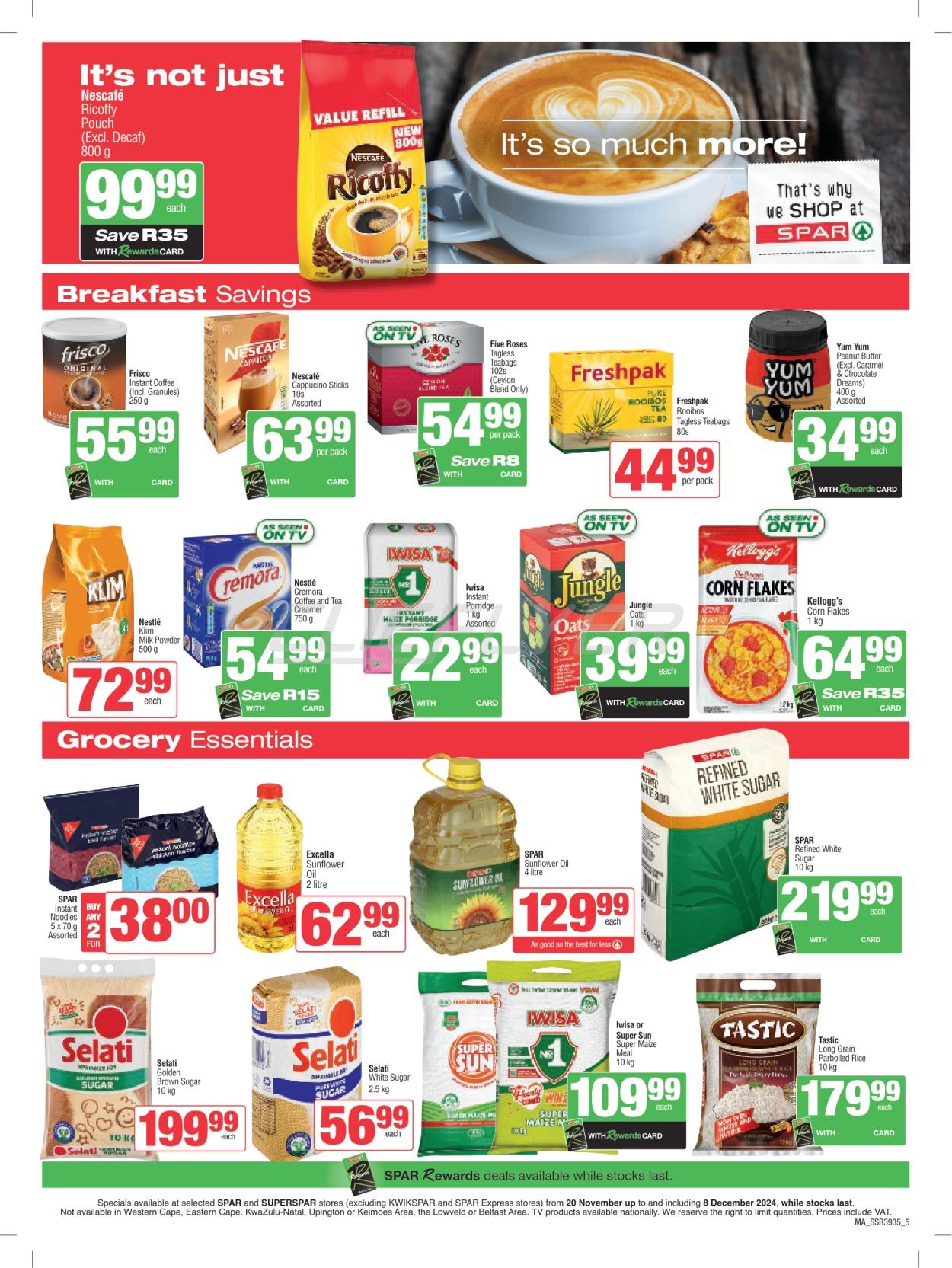 Spar Catalogue