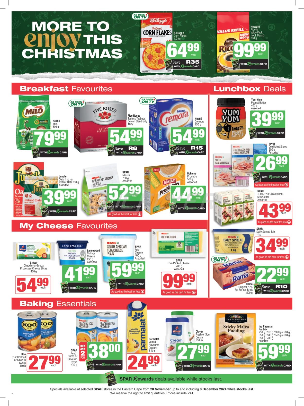 Spar Catalogue