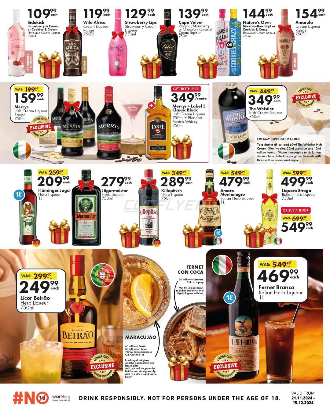 LIQUOR CITY Catalogue