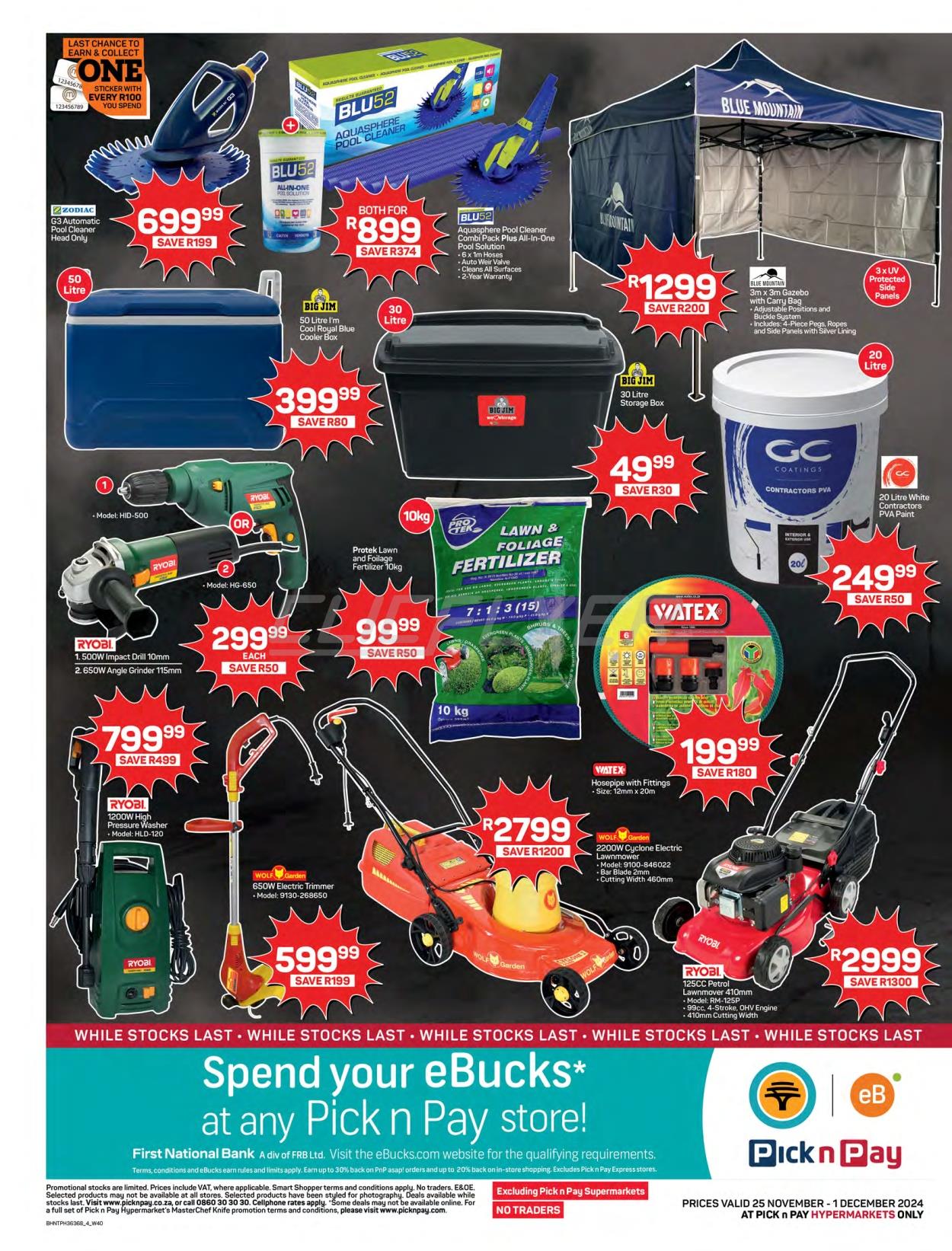 Pick N Pay Catalogue