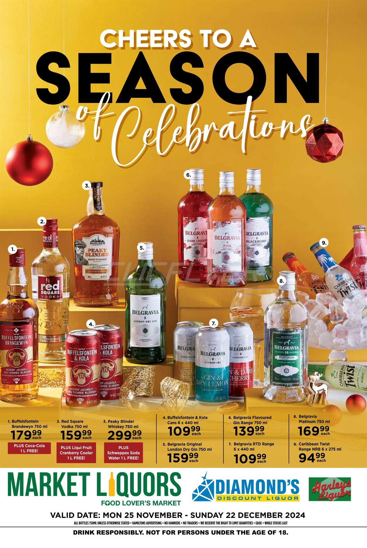 DIAMOND’S DISCOUNT LIQUOR Catalogue