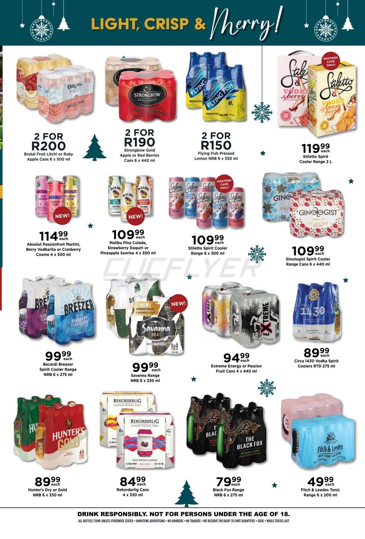 DIAMOND’S DISCOUNT LIQUOR Catalogue