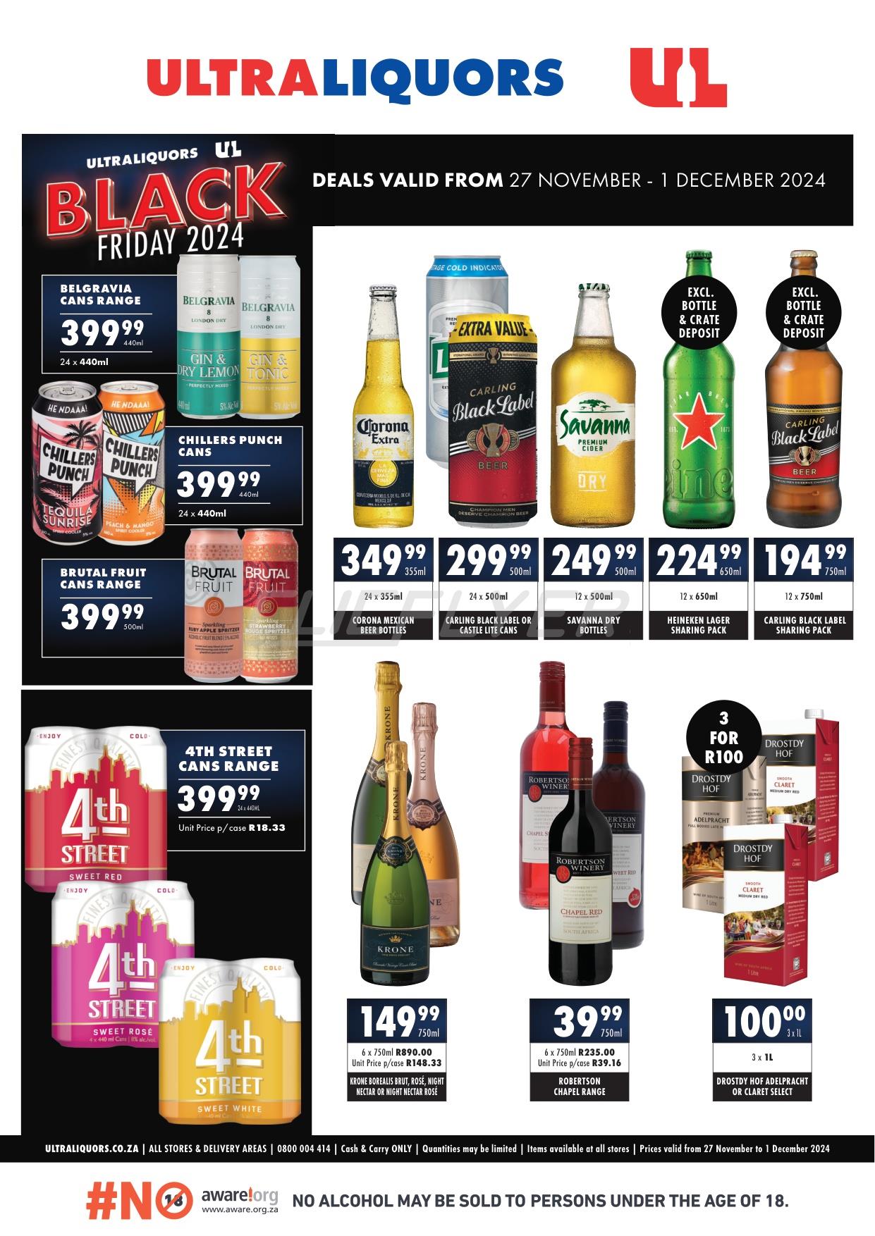 Ultra Liquors Catalogue