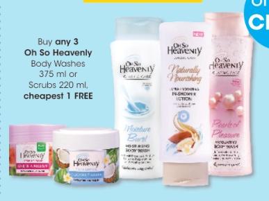 Oh So Heavenly Body Washes or Scrubs