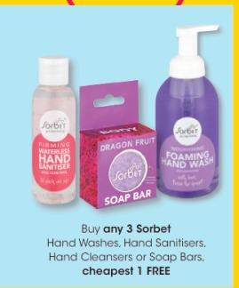 Sorbet Firming Waterless Hand Sanitiser