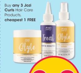 Jozi Curls Hair Care Products - Buy any 3, get the cheapest 1 FREE