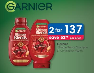 Garnier Ultimate Blends Colour Illuminator Shampoo or Conditioner