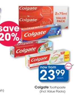 Colgate Toothpaste (incl. Value Packs)