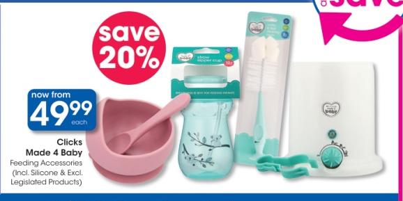 Clicks Made 4 Baby Feeding Accessories