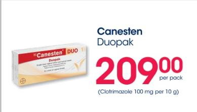 Canesten Duo, Clotrimazole 100 mg per 10 g