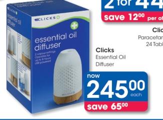 Clicks Essential Oil Diffuser