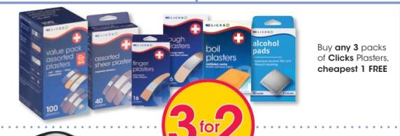 Clicks Assorted Plasters