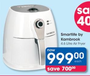 Smartlife by Kambrook 4.6 Litre Air Fryer