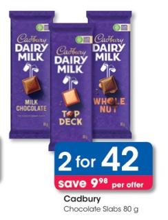 Cadbury Dairy Milk Milk Chocolate, Cadbury Dairy Milk Top Deck, Cadbury Dairy Milk Whole Nut