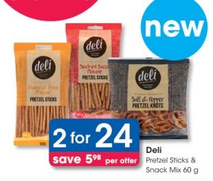 Deli Pretzel Sticks & Snack Mix