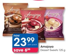 Amajoya Dessert Sweets