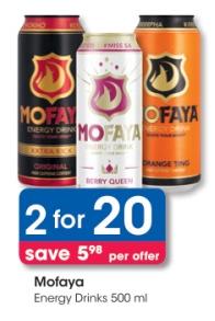 Mofaya Energy Drinks