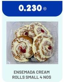 ENSEMADA CREAM ROLLS SMALL 4 NOS