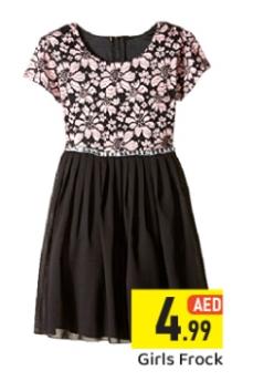 Girls Frock with floral design 