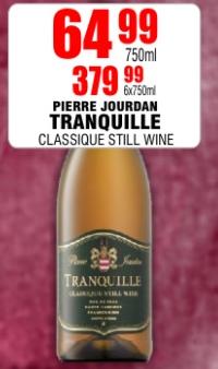 PIERRE JOURDAN TRANQUILLE CLASSIQUE STILL WINE