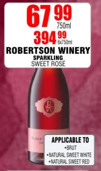 Robertson Winery Sparkling Sweet Rosé