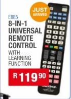 8-IN-1 Universal Remote Control 