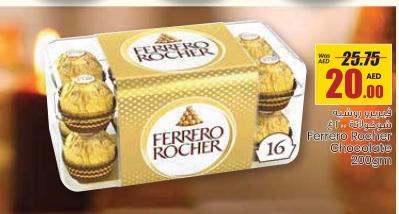 Ferrero Rocher Chocolate 200gm