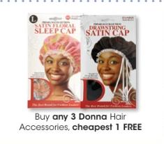 Buy any 3 Donna Hair Accessories Cheapest 1 Free 