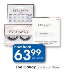 Eye Candy Lashes or Glue 