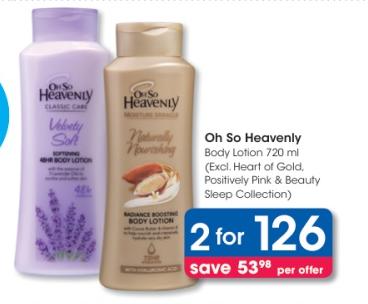 Oh So Heavenly Body Lotion 720ml 