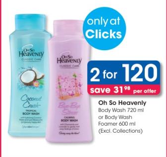 Oh So Heavenly Body Wash 720 ml or Body Wash Foamer 600 ml