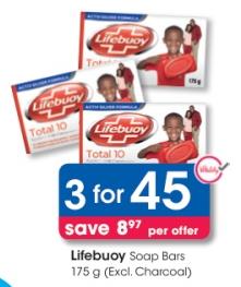 Lifebuoy Soap Bars 175g