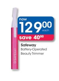 Safeway Battery-Operated Beauty Trimmer