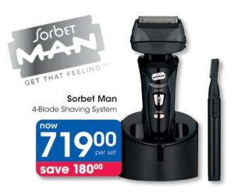 Sorbet Man 4-Blade Shaving System