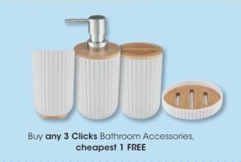 Buy Any 3 Clicks Bathroom Accessories Cheapest 1 Free