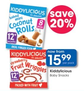 Kiddylicious Baby Snacks